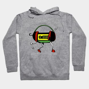 Grooving to the Music Cassette Tape Hoodie